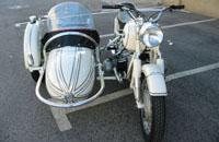 moto y sidecar Bmw R60-2 Steib S500 (año 1963)